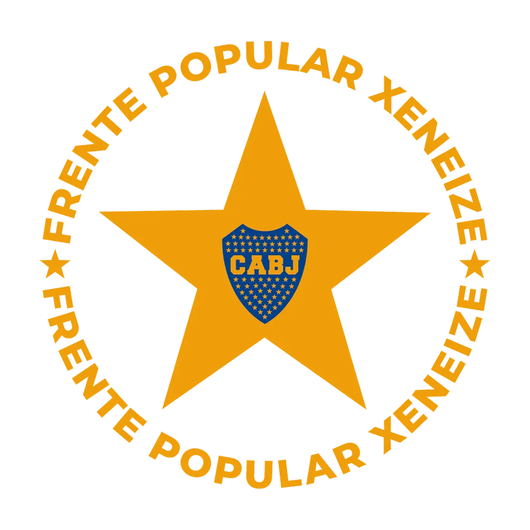 Escudo del Frente Popular Xeneize: estrella dorada con el escudo de Boca Juniors